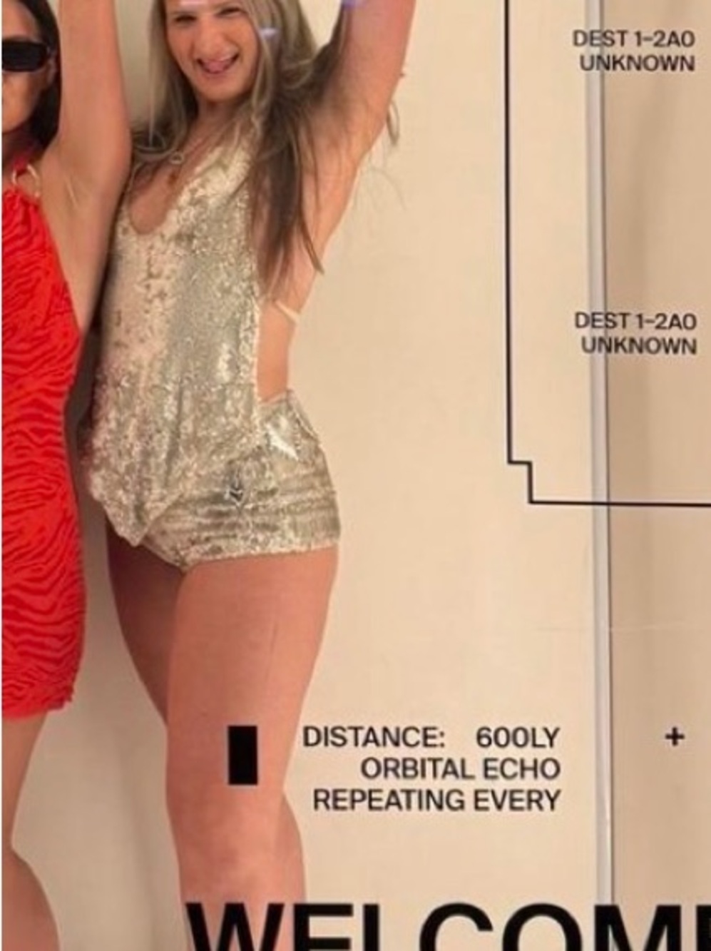 Two piece sparkly set
